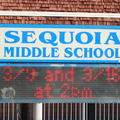 Sequoia School Sign