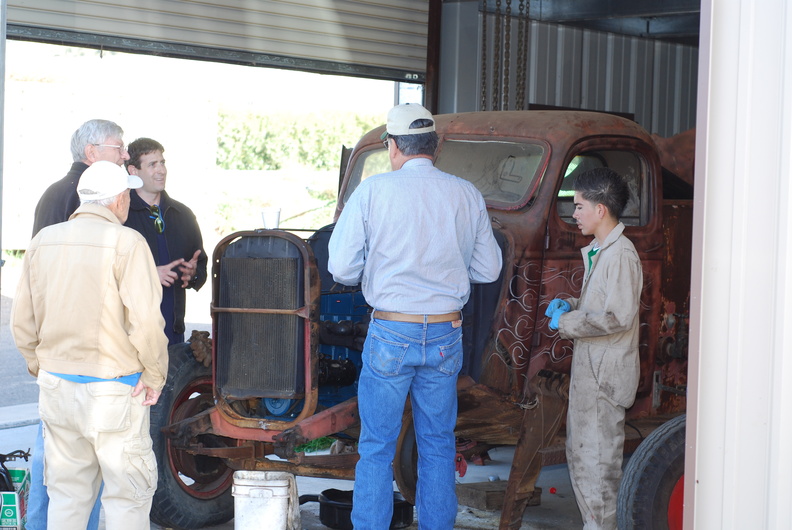 John Avila Showing Grafting Team Tractor Restoration.JPG
