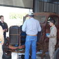 John Avila Showing Grafting Team Tractor Restoration